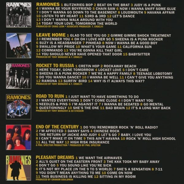 RAMONES – SIRE YEARS 1976-1981: FIRST SIX ALBUMS…CD6