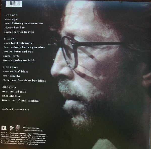 CLAPTON ERIC - UNPLUGGED...LP2 - Slika 2