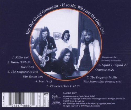 VAN DER GRAAF GENERATOR – H TO HE, WHO AM THE ONLY ONE RM  CD