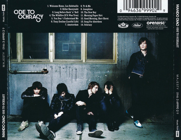 MANDO DIAO - ODE TO OCHRASY - Slika 2