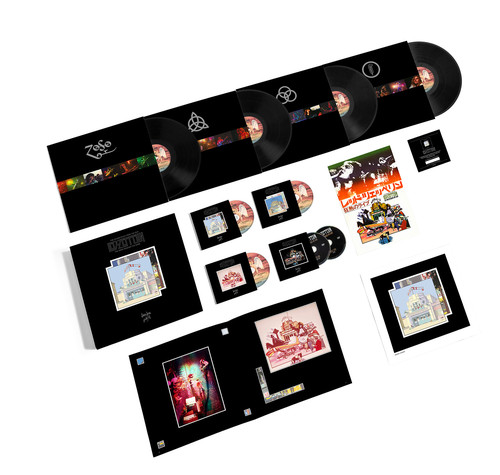 LED ZEPPELIN – SONGS REMAINS THE SAME  4 LPs, 2 CDs & 3 DVDs 180 grams, Box-Set