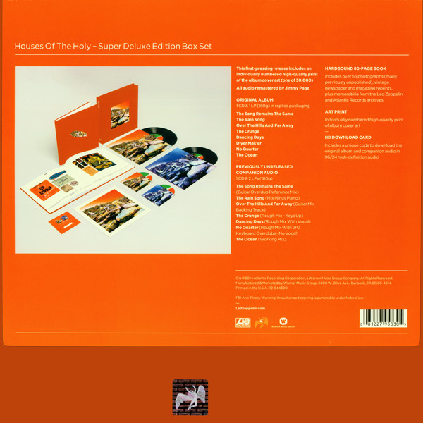 LED ZEPPELIN – HOUSES OF THE HOLY  Super Deluxe Edition Double vinyl, Box-Set