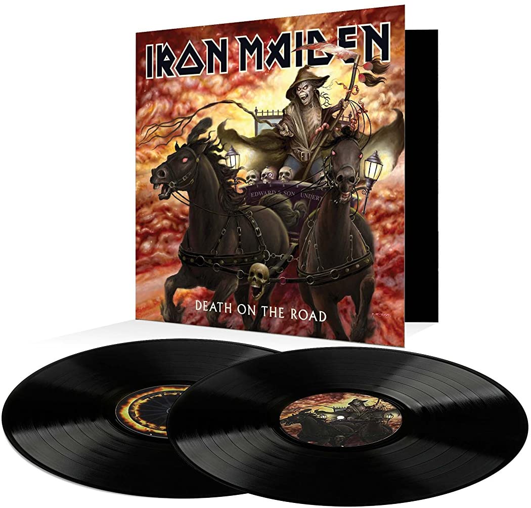 IRON MAIDEN - DEATH ON THE ROAD...LP2 - Slika 3