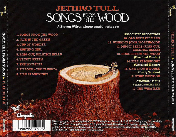 JETHRO TULL – SONGS FROM THE WOOD  CD