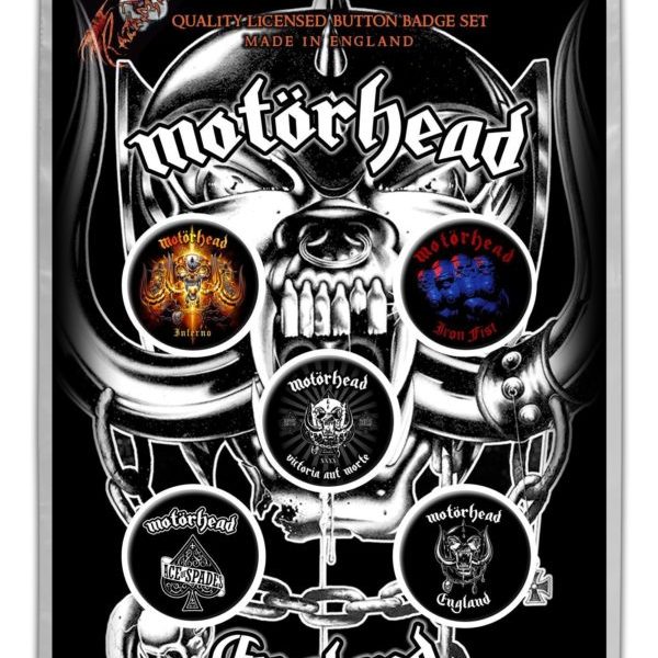 MERC – MOTORHEAD ENGLAND BEDŽEVI SET 5 KOM