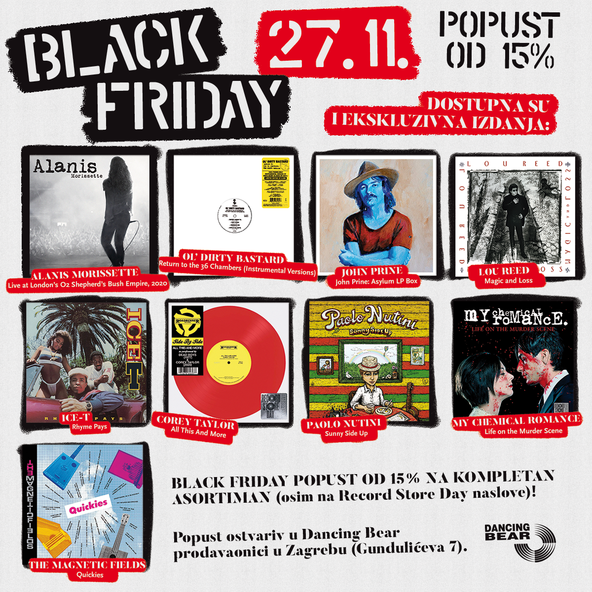 Pročitajte više o članku Black Friday u Dancing Bearu