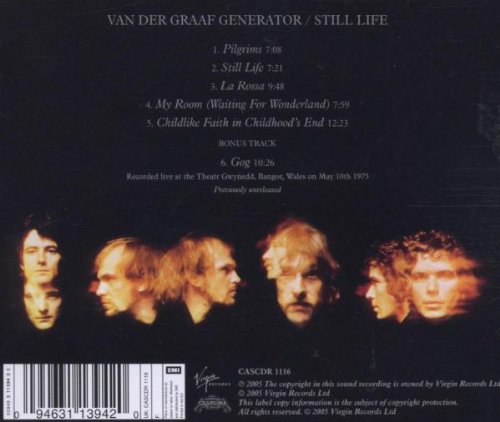 VAN DER GRAAF GENERATOR – STILL LIFE CD