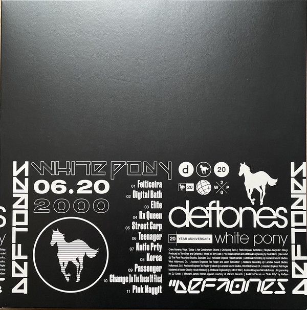 DEFTONES - WHITE PONY 20TH ANN. LTD LP