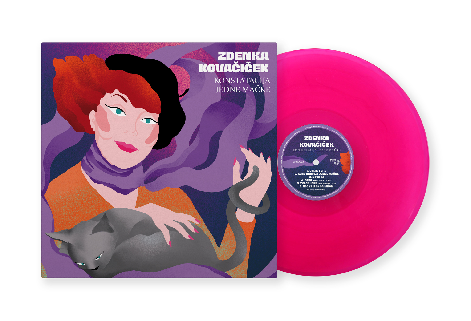 Pročitajte više o članku “Konstatacija jedne mačke” Zdenke Kovačiček od sada i na rozom vinilu