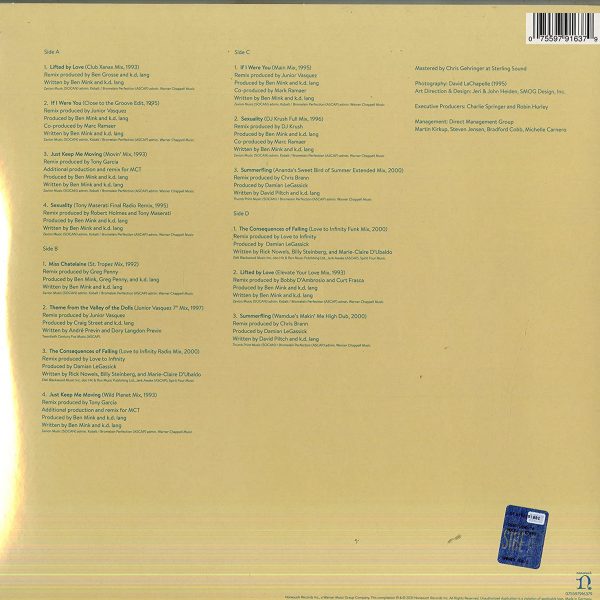 LANG K.D. – MAKEOVER LP2 (2 x Vinyl, LP, Album, Compilation, Stereo, Turquoise, Transparent)