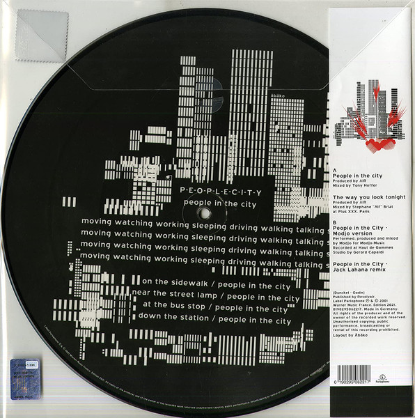 AIR – PEOPLE IN THE CITY RSD 2021 picture disc 12″ MAXI