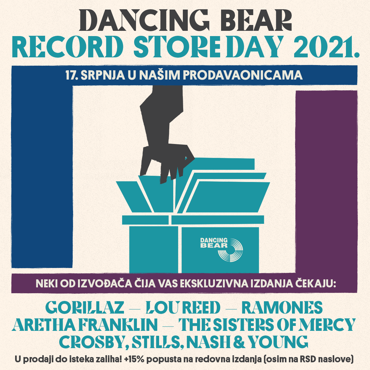Trenutno pregledavate Drugi dio Record Store Day u Dancing Bearu