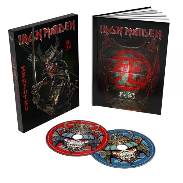 IRON MAIDEN – SENJUTSU Casebound Book Deluxe 2CD