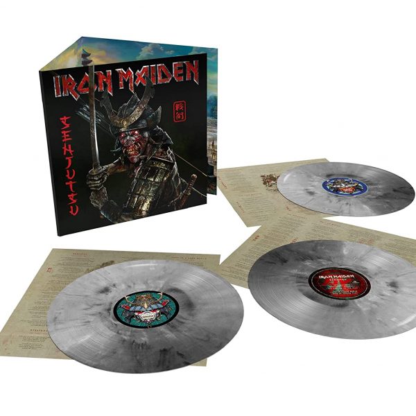 IRON MAIDEN – SENJUTSU silver marble vinyl LP3