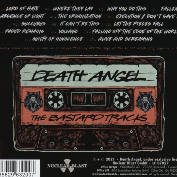 DEATH ANGEL – BASTERDS TRACK BRDC