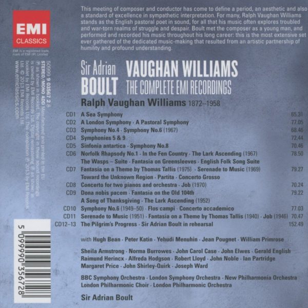 BOULT SIR ADRIAN – COMPLETE..CD13