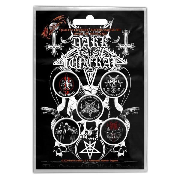 MERC – DARK FUNERAL BLACK HORDES BEDŽEVI SET 5 KOM
