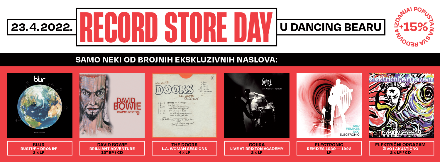 Pročitajte više o članku Record Store Day u Dancing Bearu!