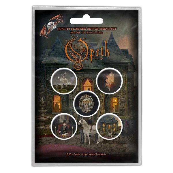 MERCH – OPETH BEDŽ SET 5 KOM