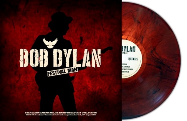 DYLAN BOB - FESTIVAL MAN red marble vinyl LP