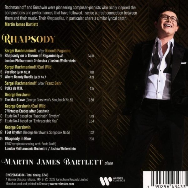 BARTLETT MARTIN JAMES – RHAPSODY CD