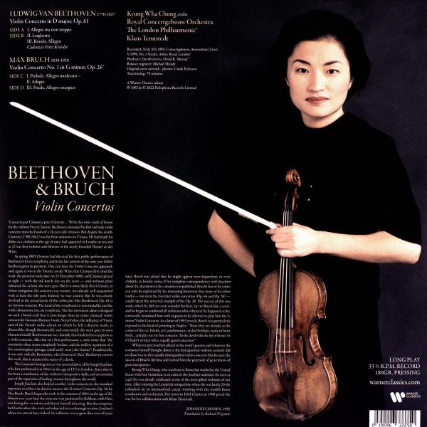 BEETHOVEN/BRUCH/KYUNG WHA CHUNG – VIOLIN CONCERTOS LP2