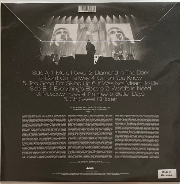 GALLAGHER LIAM - C MON YOU KNOW clear vinyl LP - Slika 2
