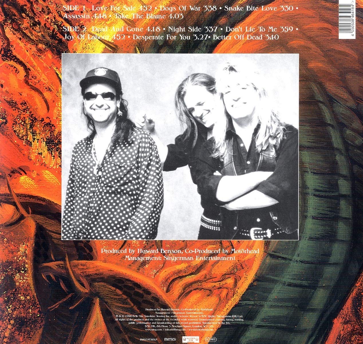MOTORHEAD - SNAKE BITE LOVE LP - Slika 2