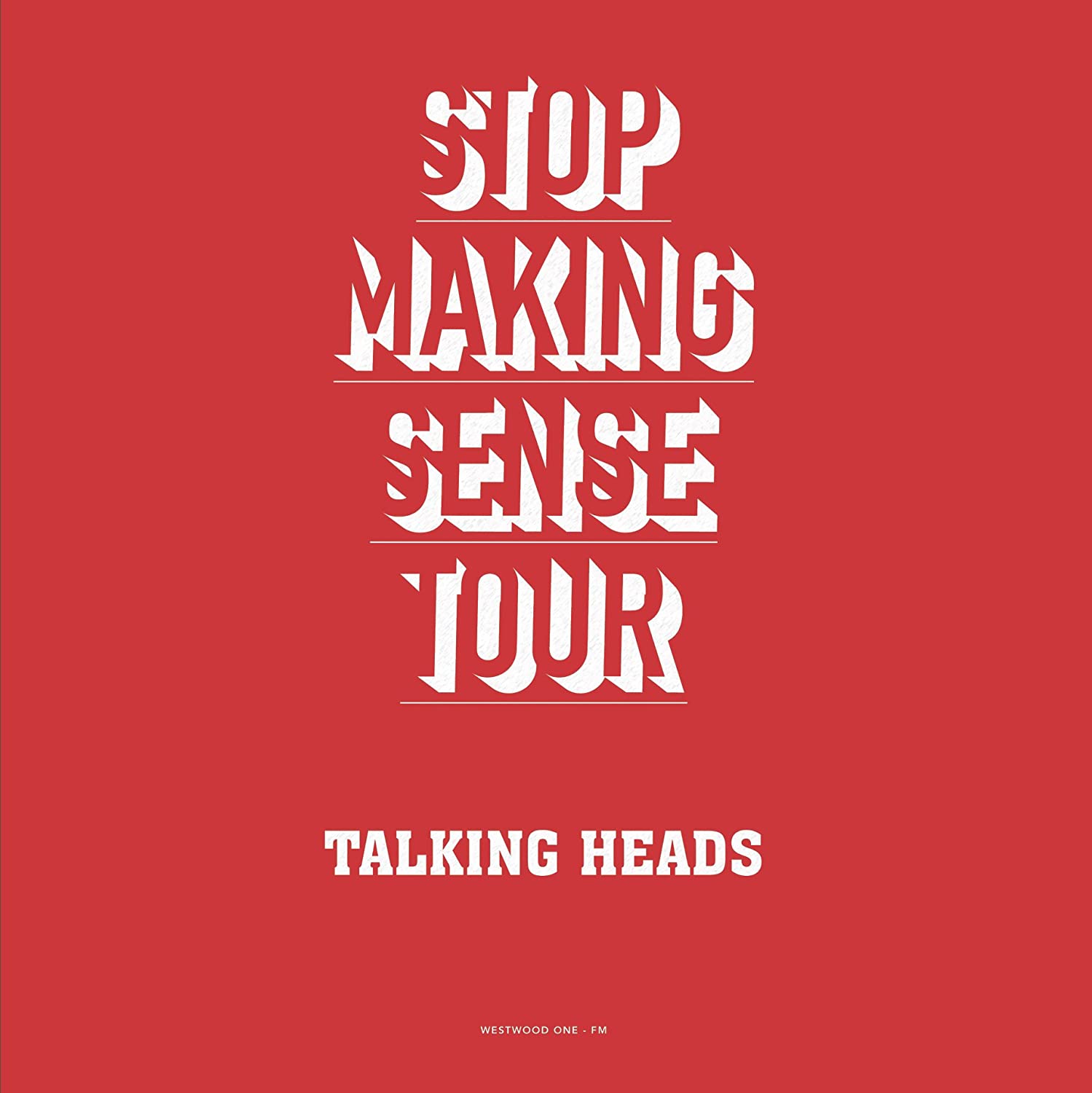 TALKING HEADS -STOP MAKING SENSE TOUR-LIVE IN MILWAUKEE 1984 red vinyl LP2