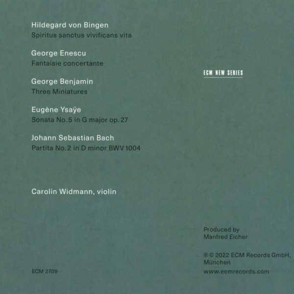 WIDMANN CAROLIN – L’AURORE CD