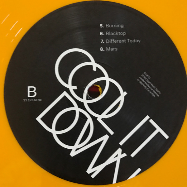 YEAH YEAH YEAH - COOL IT DOWN opaque yellow LP - Slika 3