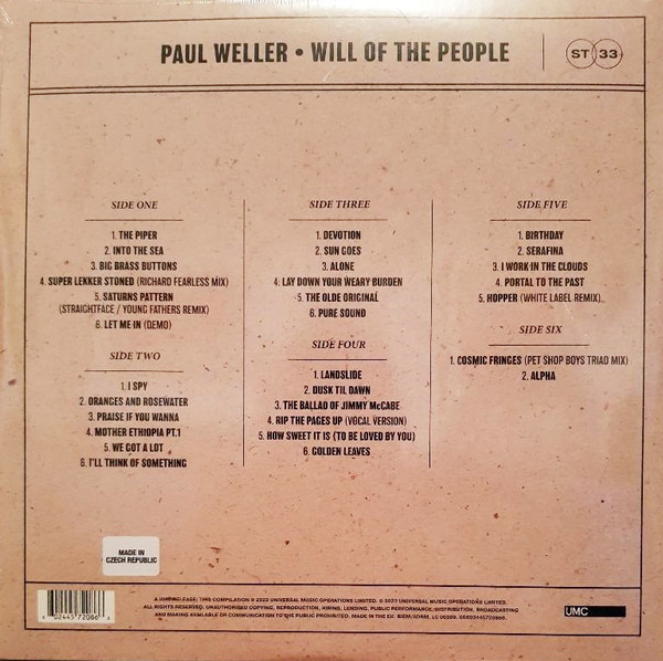 WELLER PAUL - WILL OF THE PEOPLE LP3 - Slika 2