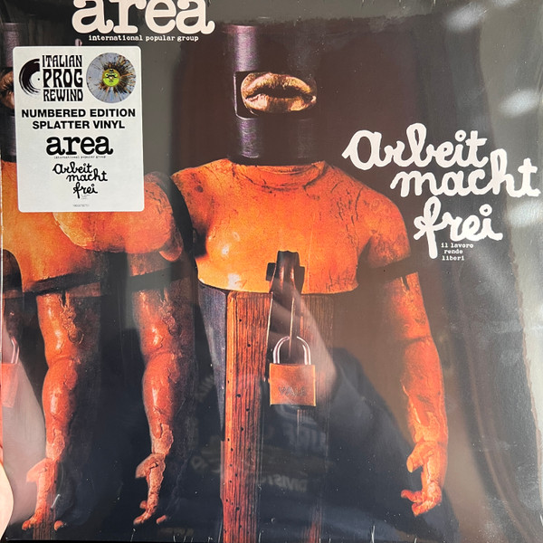 AREA - ARBEIT MACHT FREI numbered splatter vinyl LP - Slika 5