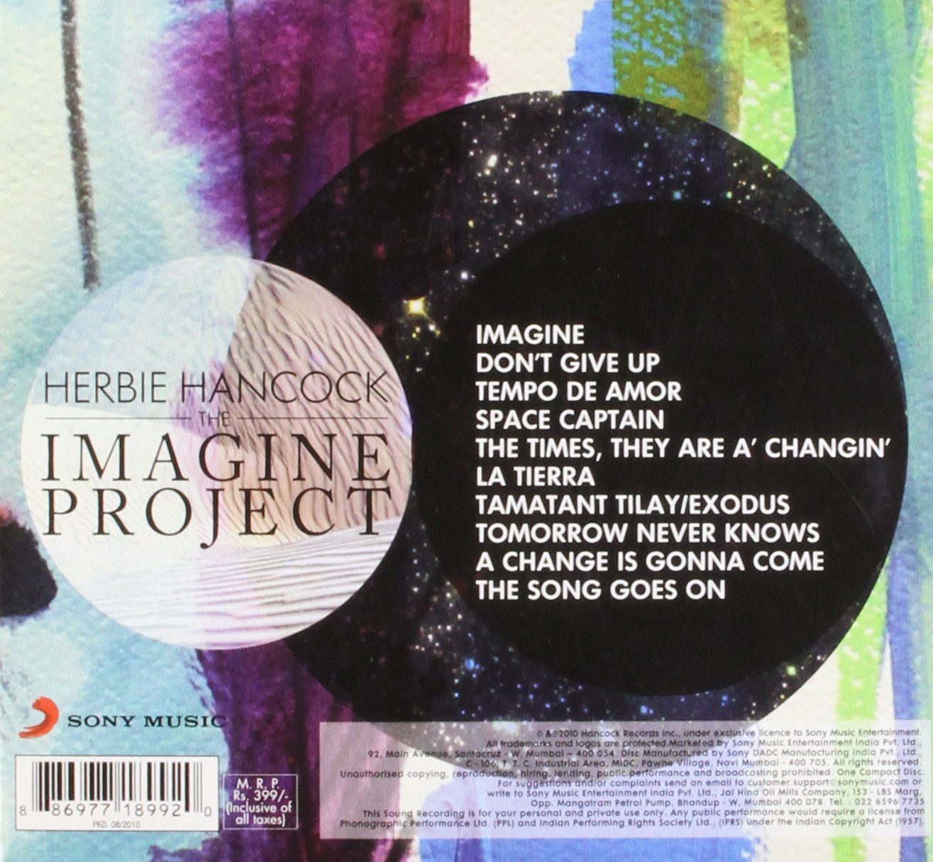 HANCOCK HERBIE - IMAGINE PROJECT - Slika 2