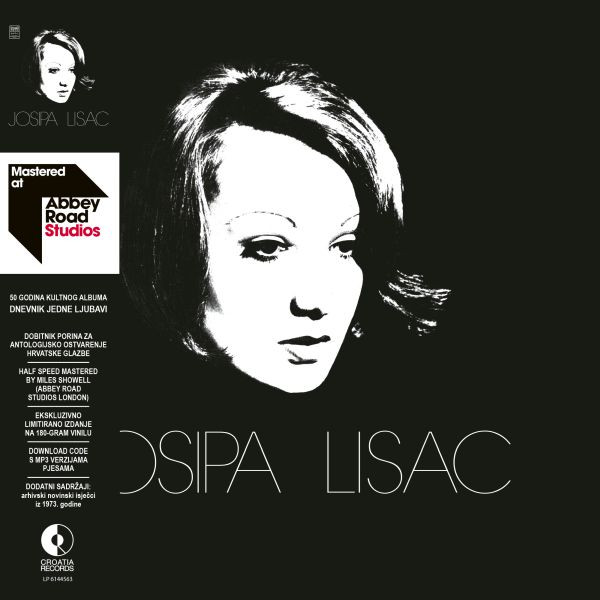 LISAC JOSIPA - DNEVNIK JEDNE LJUBAVI LP Reissue, Remastered, Gatefold