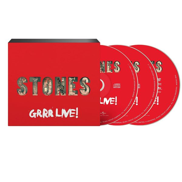 ROLLING STONES – GRRR LIVE! (Live At Newark / CD2+DVD) Box-Set