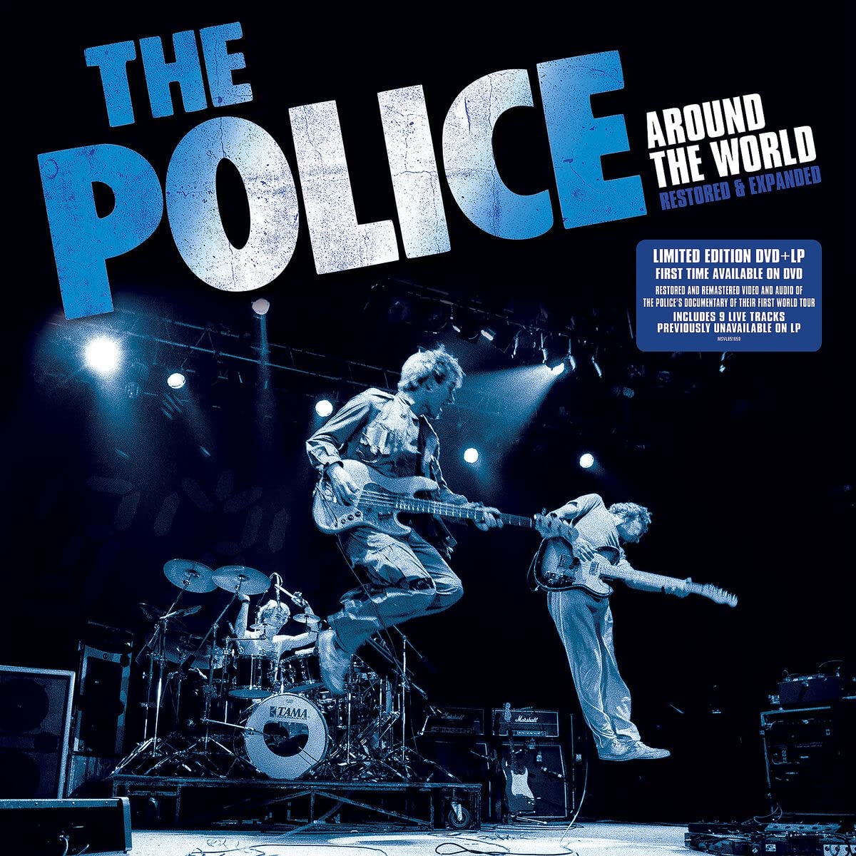 POLICE - AROUND THE WORLD limited edition gold vinyl LPDVD - Slika 2