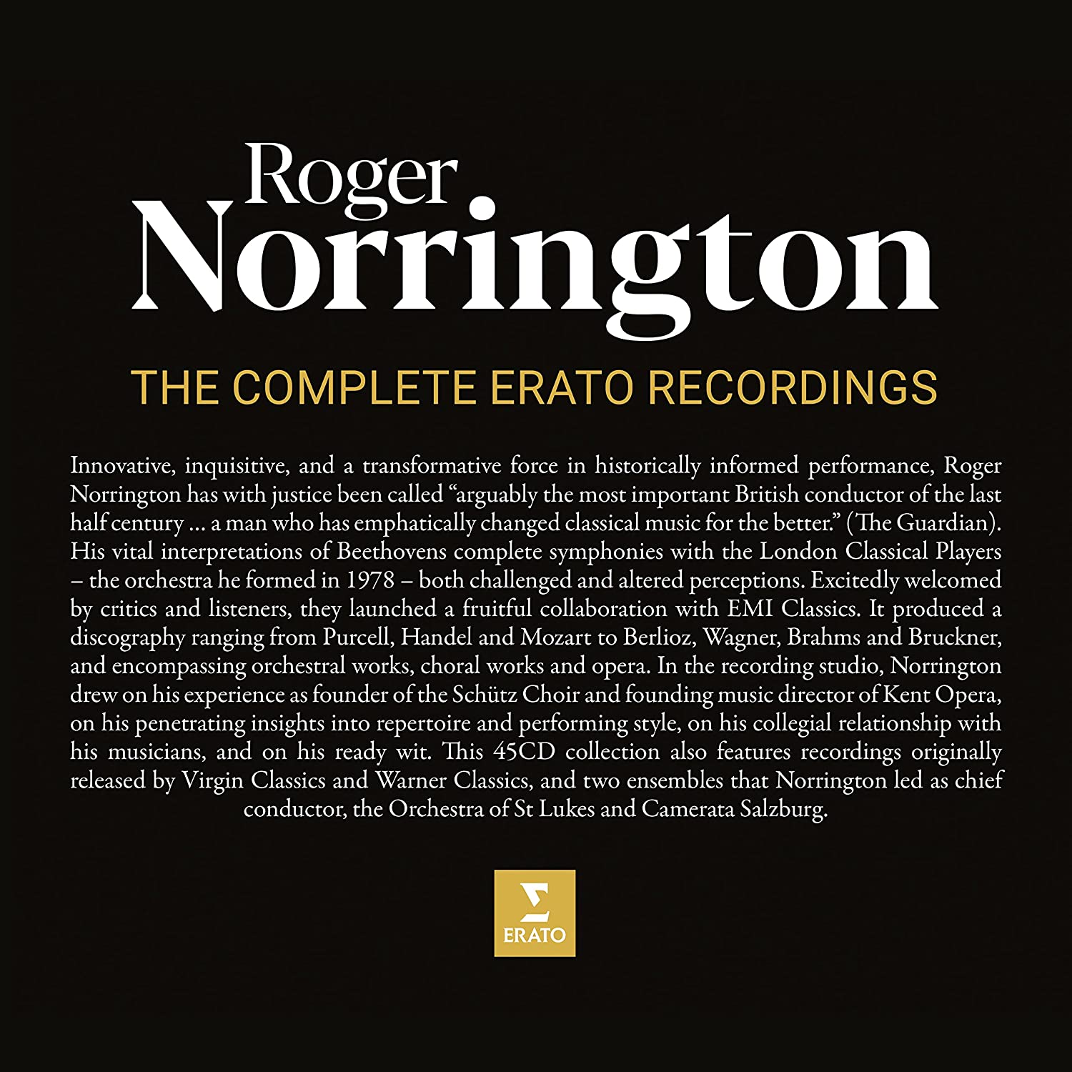 NORRINGTON ROGER - COMPLETE ERATO RECORDINGS BOX CD45 - Slika 3