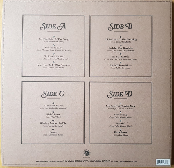 VAN ZANDT TOWNES - BEST OF LP2 - Slika 2