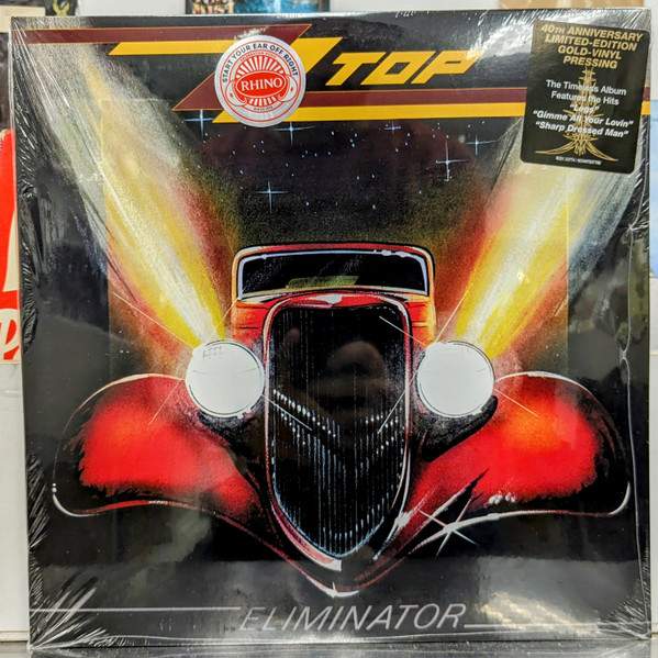 ZZ Top – Eliminator LP, Limited Edition, Reissue, Remastered, Gold Vinyl - Slika 2