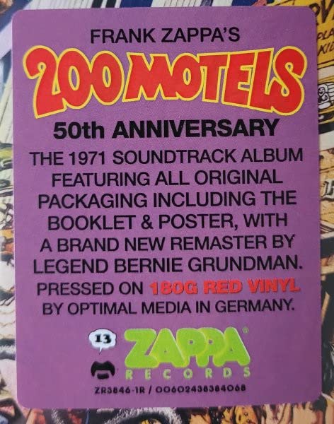 ZAPPA FRANK - 200 MOTELS 50th anniversary LP2, Ltd.Red Color vinyl - Slika 3