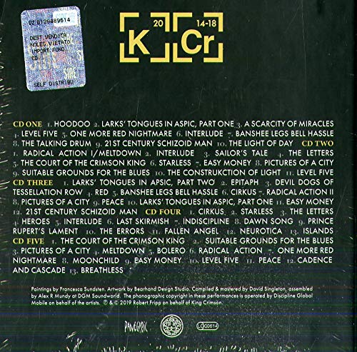 KING CRIMSON - AUDIO DIARY CD5 - Slika 2