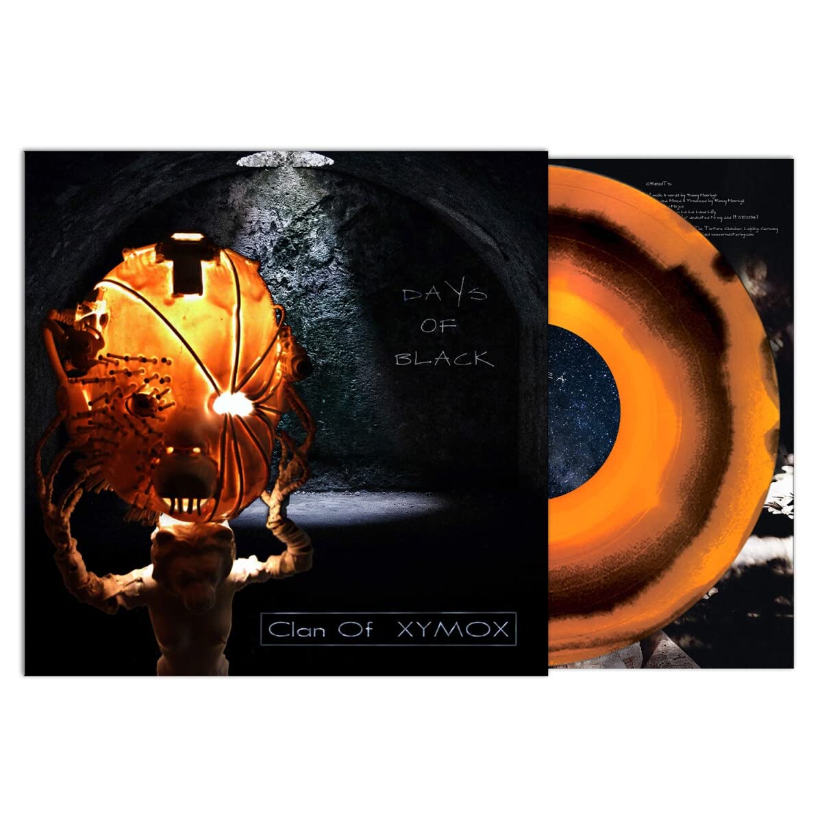 CLAN OF XYMOX - DAYS OF BLACK ltd multi colored vinyl LP