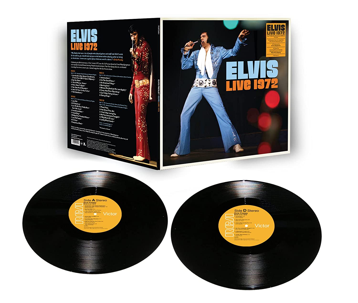PRESLEY ELVIS - ELVIS LIVE 1972 50th anniversary edition LP2