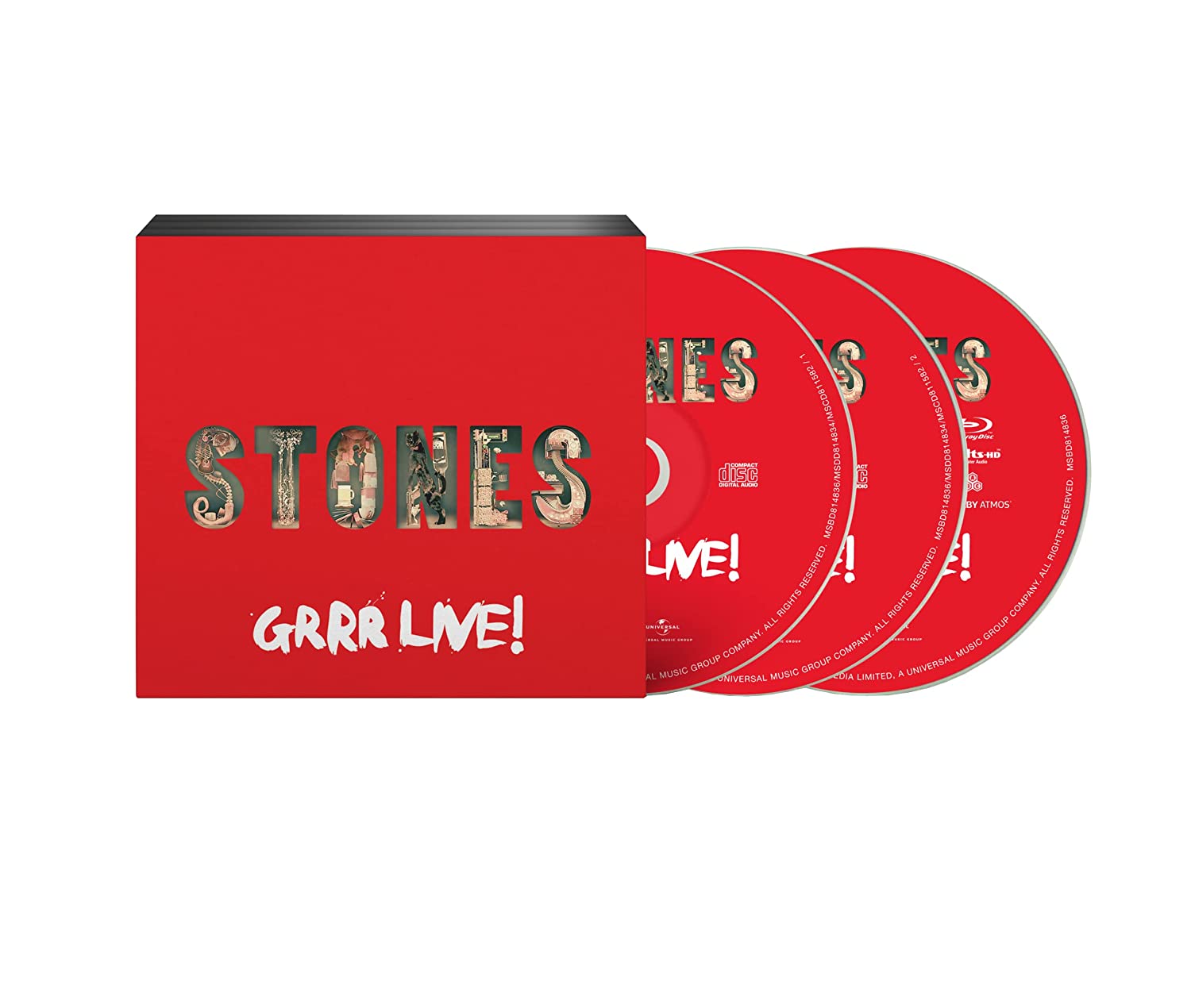 ROLLING STONES - GRRR LIVE! CD2 +Blu rey