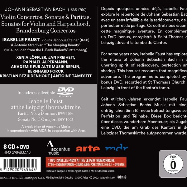 FAUST ISABELLE – PLAYS BACH BOX