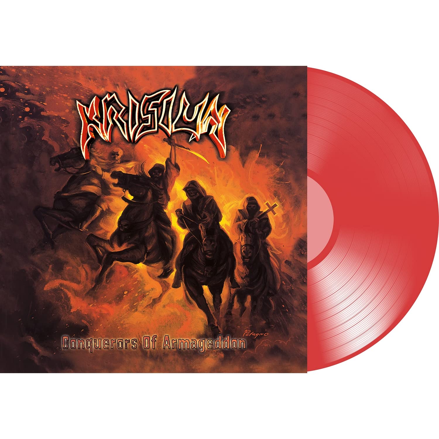 KRISIUN - CONQUERORS OF ARMAGEDDON red vinyl LP
