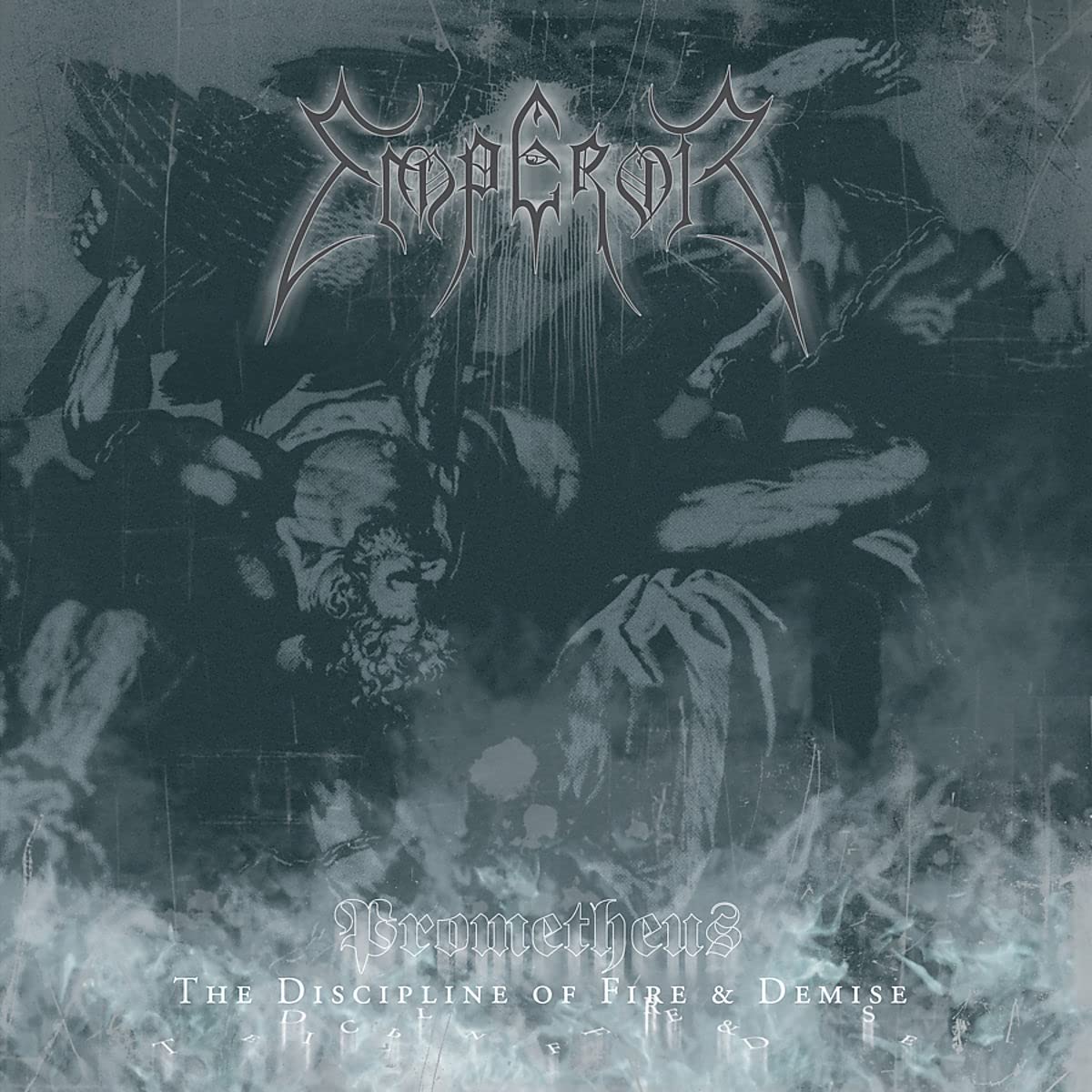 EMPEROR - PROMETHEUS DISCIPLINE OF FIRE & DEMISE black grey blue vinyl LP - Slika 2