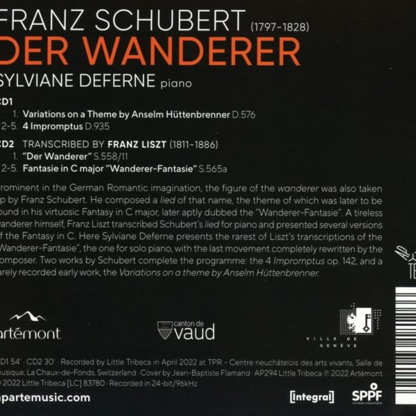 SCHUBERT FRANZ – DER WANDERER CD