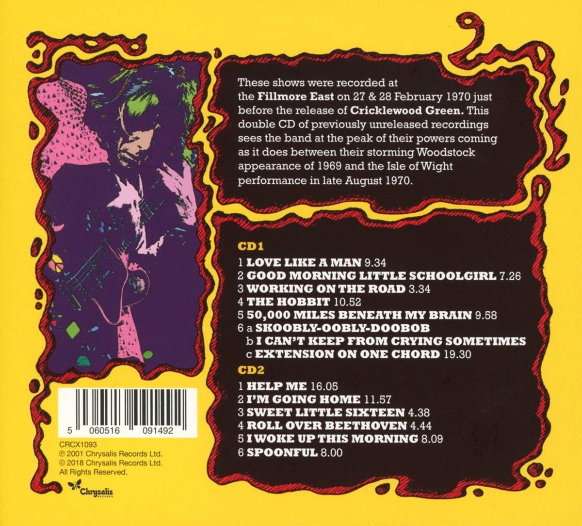 TEN YEARS AFTER - LIVE AT THE FILLMORE EAST 1970 CD2 - Slika 2